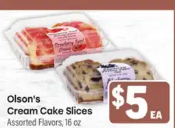 Tony’s Fresh Market Olson's Cream Cake Slices offer