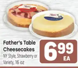 Tony’s Fresh Market Father's Table Cheesecakes offer