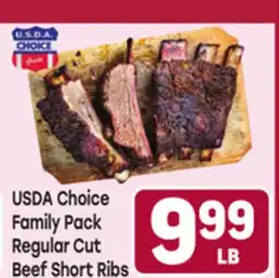 Tony’s Fresh Market USDA Choice Family Pack Regular Cut Beef Short Ribs offer