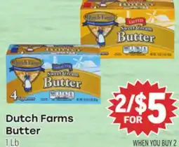 Tony’s Fresh Market Dutch Farms Butter offer