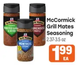 Tony’s Fresh Market McCormick Grill Mates Seasoning offer