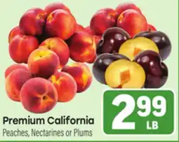 Tony’s Fresh Market Premium California Peaches, Nectarines or Plums offer