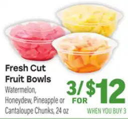 Tony’s Fresh Market Fresh Cut Fruit Bowls offer