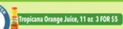 Tony’s Fresh Market Tropicana Orange Juice offer