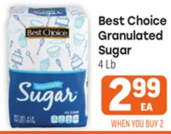 Tony’s Fresh Market Best Choice Granulated Sugar offer