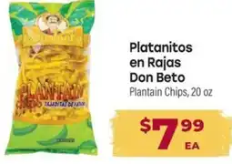 Los Altos Ranch Market Platanitos en Rajas Don Beto Plantain Chips offer
