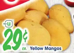 Jewel-Osco Yellow Mangos offer