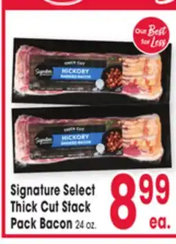 Jewel-Osco Signature Select Thick Cut Stack Pack Bacon offer