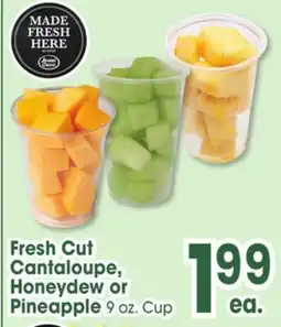 Jewel-Osco Fresh Cut Cantaloupe, Honeydew or Pineapple offer