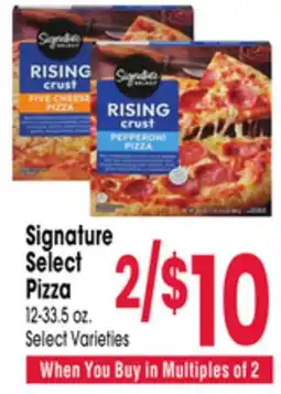 Jewel-Osco Signature Select Pizza offer