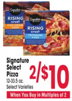 Jewel-Osco Signature Select Pizza offer