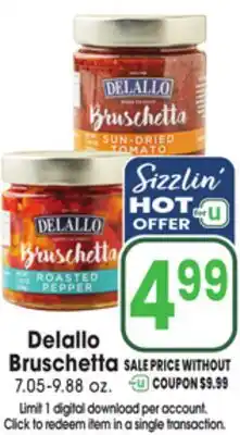 Jewel-Osco Delallo Bruschetta offer