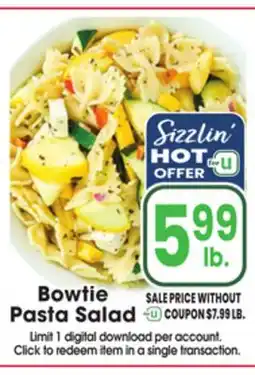 Jewel-Osco Bowtie Pasta Salad offer