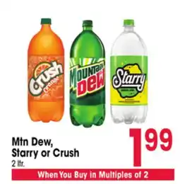 Jewel-Osco Mtn Dew, Starry or Crush offer