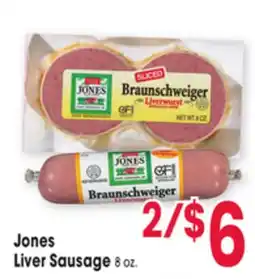 Jewel-Osco Jones Liver Sausage offer