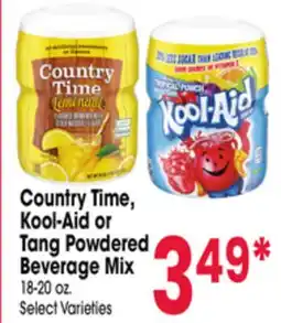Jewel-Osco Country Time, Kool-Aid or Tang Powdered Beverage Mix offer