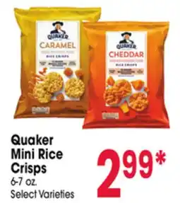 Jewel-Osco Quaker Mini Rice Crisps offer