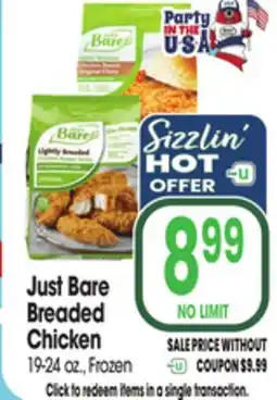 Jewel-Osco Just Bare Breaded Chicken offer