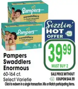 Jewel-Osco Pampers Swaddlers Enormous offer
