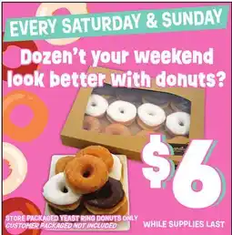 Jewel-Osco DONUTS offer