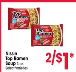 Jewel-Osco Nissin Top Ramen Soup offer
