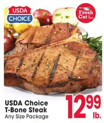 Jewel-Osco USDA Choice T-Bone Steak offer
