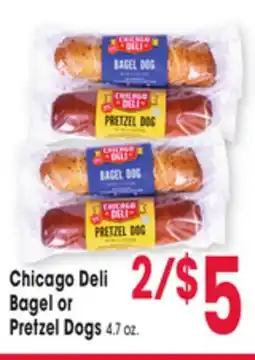 Jewel-Osco Chicago Deli Bagel or Pretzel Dogs offer