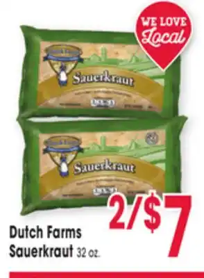 Jewel-Osco Dutch Farms Sauerkraut offer