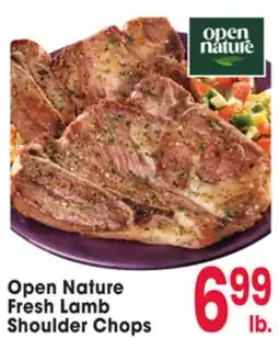 Jewel-Osco Open Nature Fresh Lamb Shoulder Chops offer