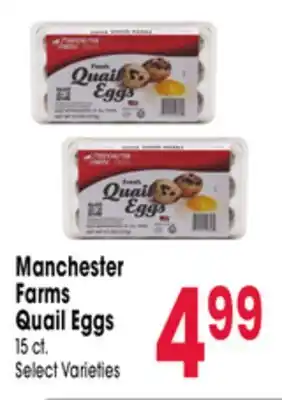 Jewel-Osco Manchester Farms Quail Eggs offer