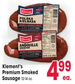 Jewel-Osco Klement's Premium Smoked Sausage offer