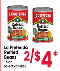 Jewel-Osco La Preferida Refried Beans offer