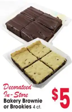 Jewel-Osco Bakery Brownie or Brookies offer