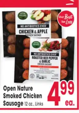 Jewel-Osco Open Nature Smoked Chicken Sausage offer