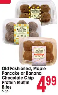 Jewel-Osco Old Fashioned, Maple Pancake or Banana Chocolate Chip Protein Muffin Bites offer