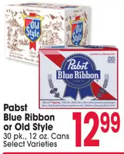 Jewel-Osco Pabst Blue Ribbon or Old Style offer