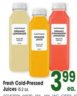 Jewel-Osco Fresh Cold-Pressed Juices offer