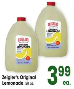Jewel-Osco Zeigler's Original Lemonade offer