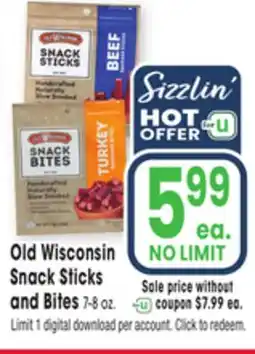 Jewel-Osco Old Wisconsin Snack Sticks and Bites offer