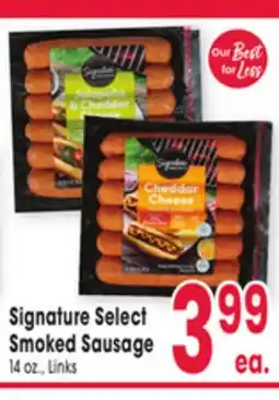 Jewel-Osco Signature Select Smoked Sausage offer