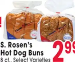 Jewel-Osco S. Rosen's Hot Dog Buns offer