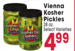 Jewel-Osco Vienna Kosher Pickles offer