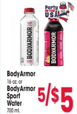 Jewel-Osco BodyArmor 16 oz. or BodyArmor Sport Water offer