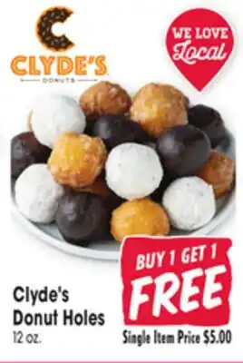 Jewel-Osco Clyde's Donut Holes offer