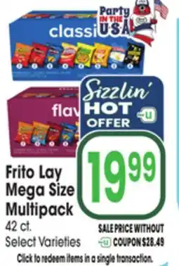 Jewel-Osco Frito Lay Mega Size Multipack offer
