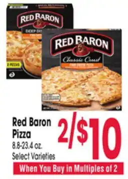 Jewel-Osco Red Baron Pizza offer