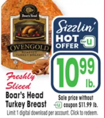 Jewel-Osco Boar's Head Turkey Breast offer