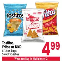 Jewel-Osco Tostitos, Fritos or NKD offer