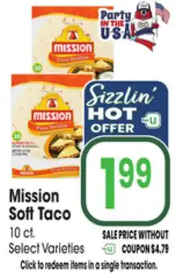 Jewel-Osco Mission Soft Taco offer