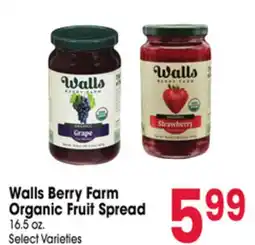 Jewel-Osco Walls Berry Farm Organic Fruit Spread offer